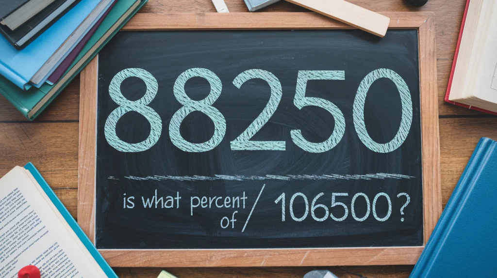 Understanding 88250 is What Percent of 106500: A Simple Guide