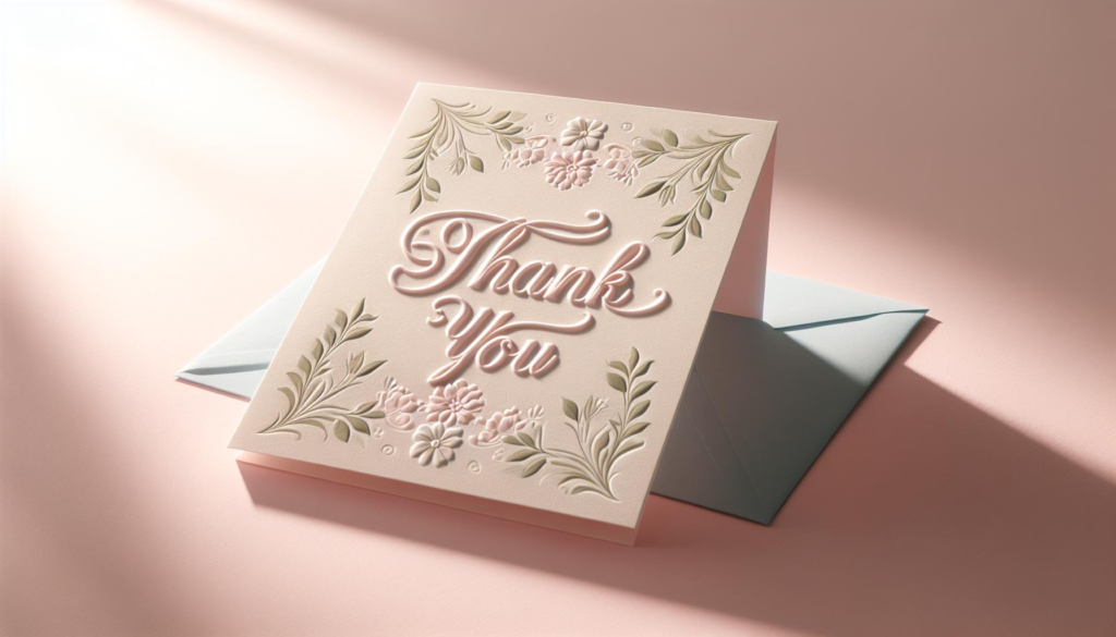 Thank You Card Size: The Perfect Guide to Choosing the Right One